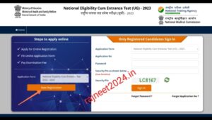 Neet 2024 New Registration Apply Online